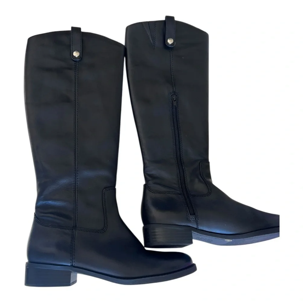 INC International Concepts Black Over the Knee Boots Size 9M